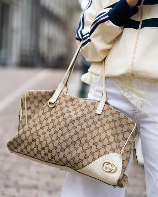 Gucci New Britt GG canvas tote
