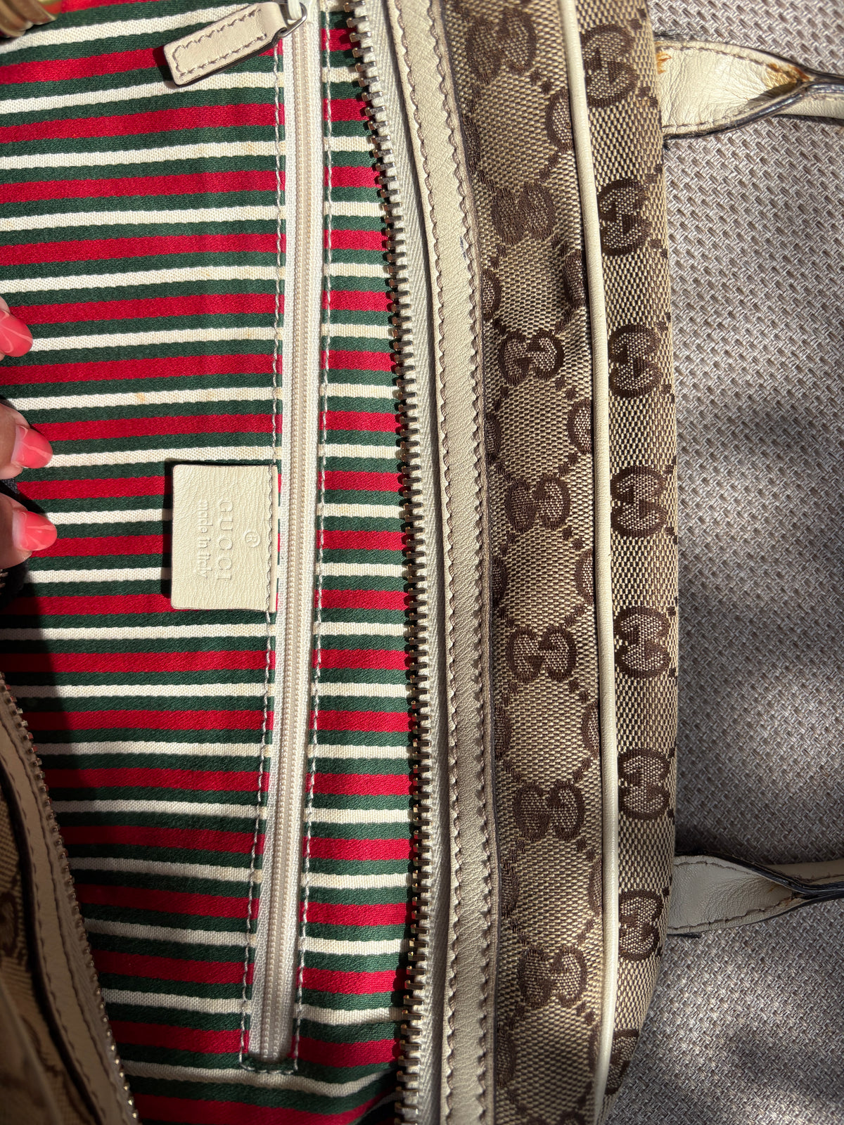 Gucci New Britt GG canvas tote