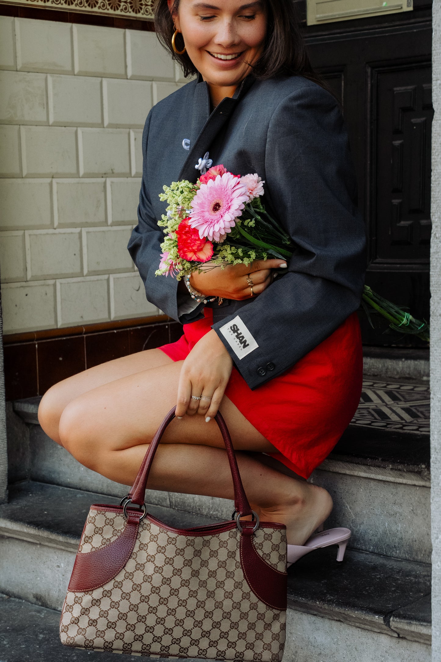 Gucci GG canvas shoulder bag