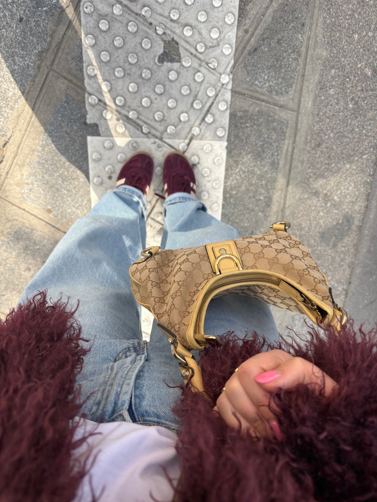 Gucci Monogram GG Canvas Abbey D-Ring Shoulder Bag