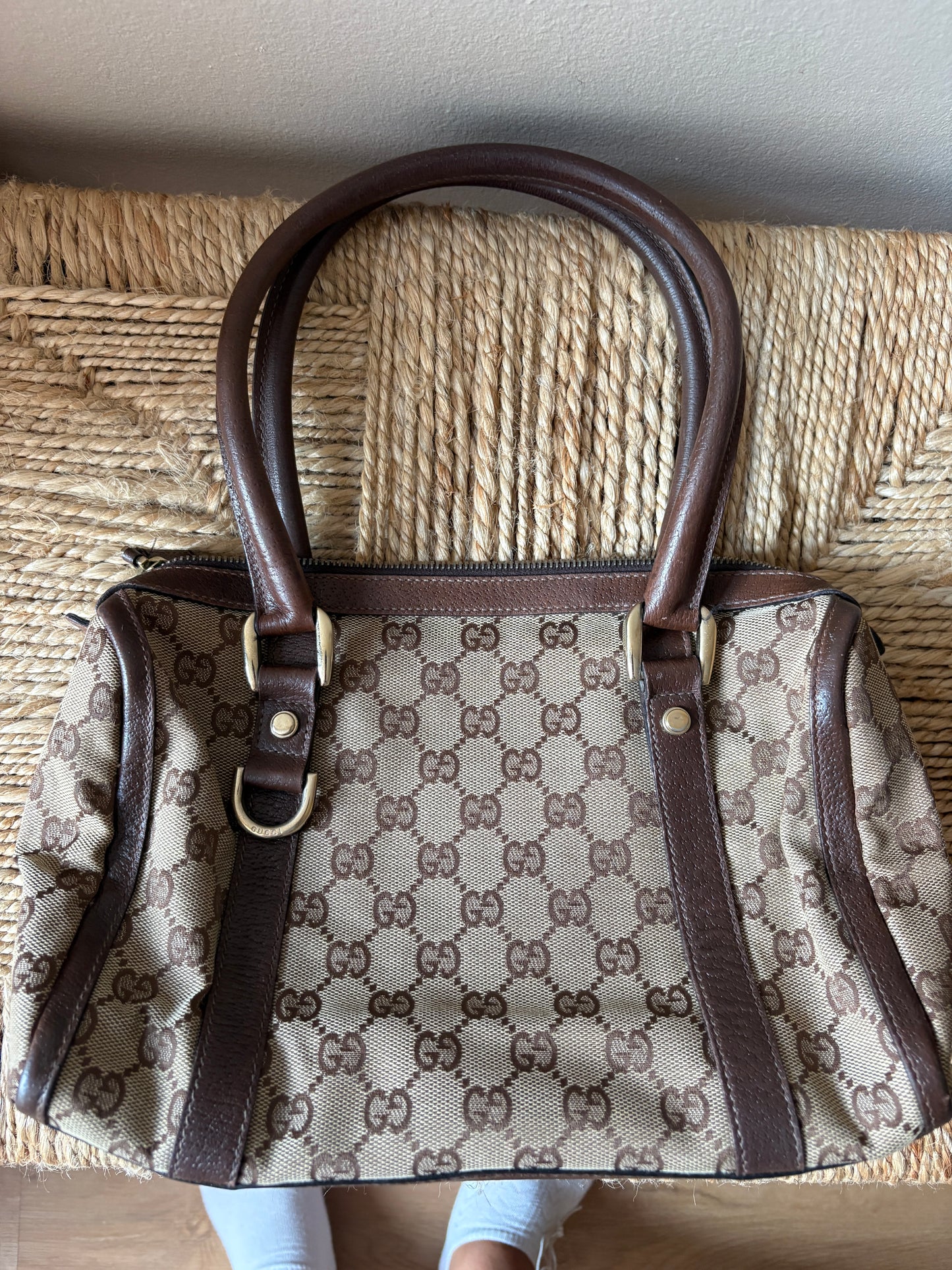 Gucci GG Canvas Boston Bag