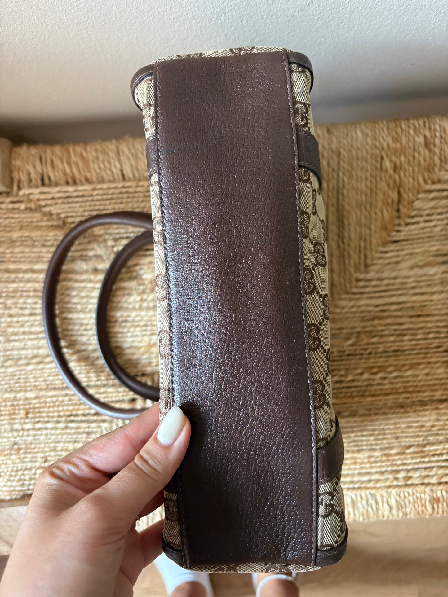 Gucci GG Canvas Boston Bag