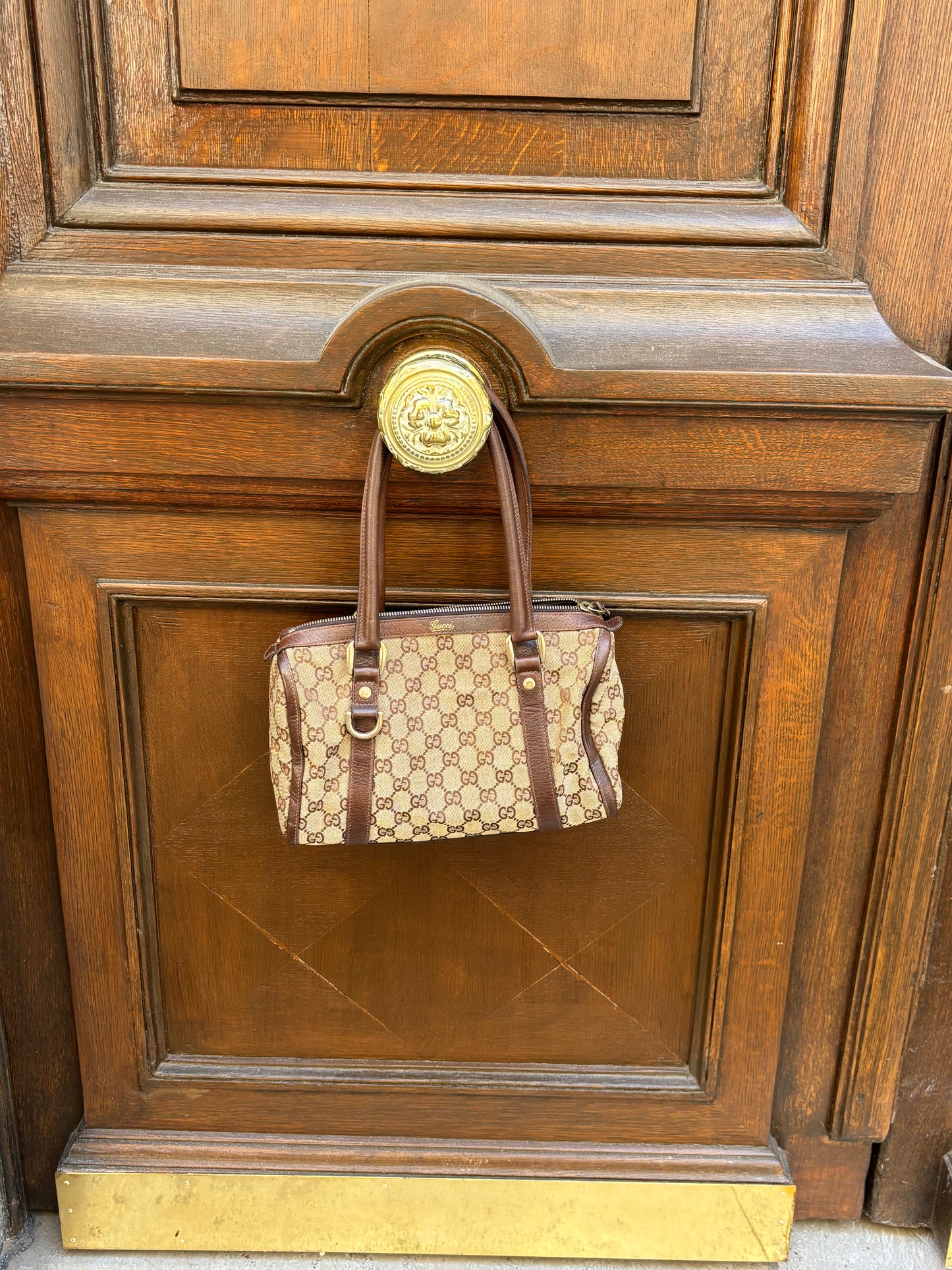 Gucci GG Canvas Boston Bag