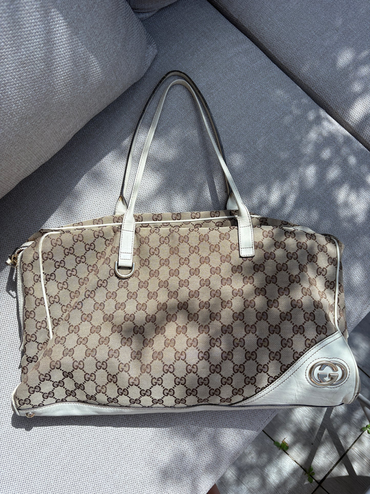 Gucci New Britt GG canvas tote