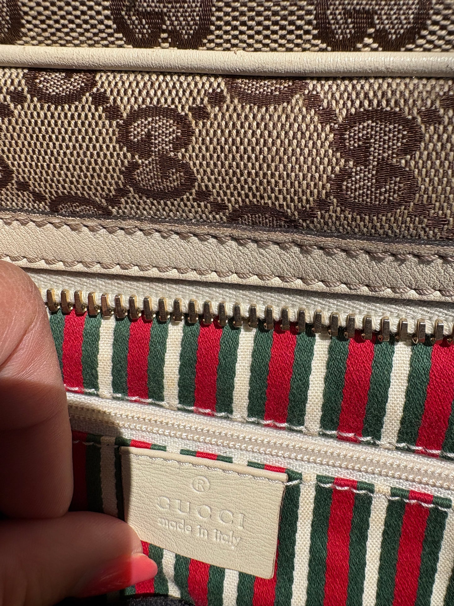 Gucci New Britt GG canvas tote