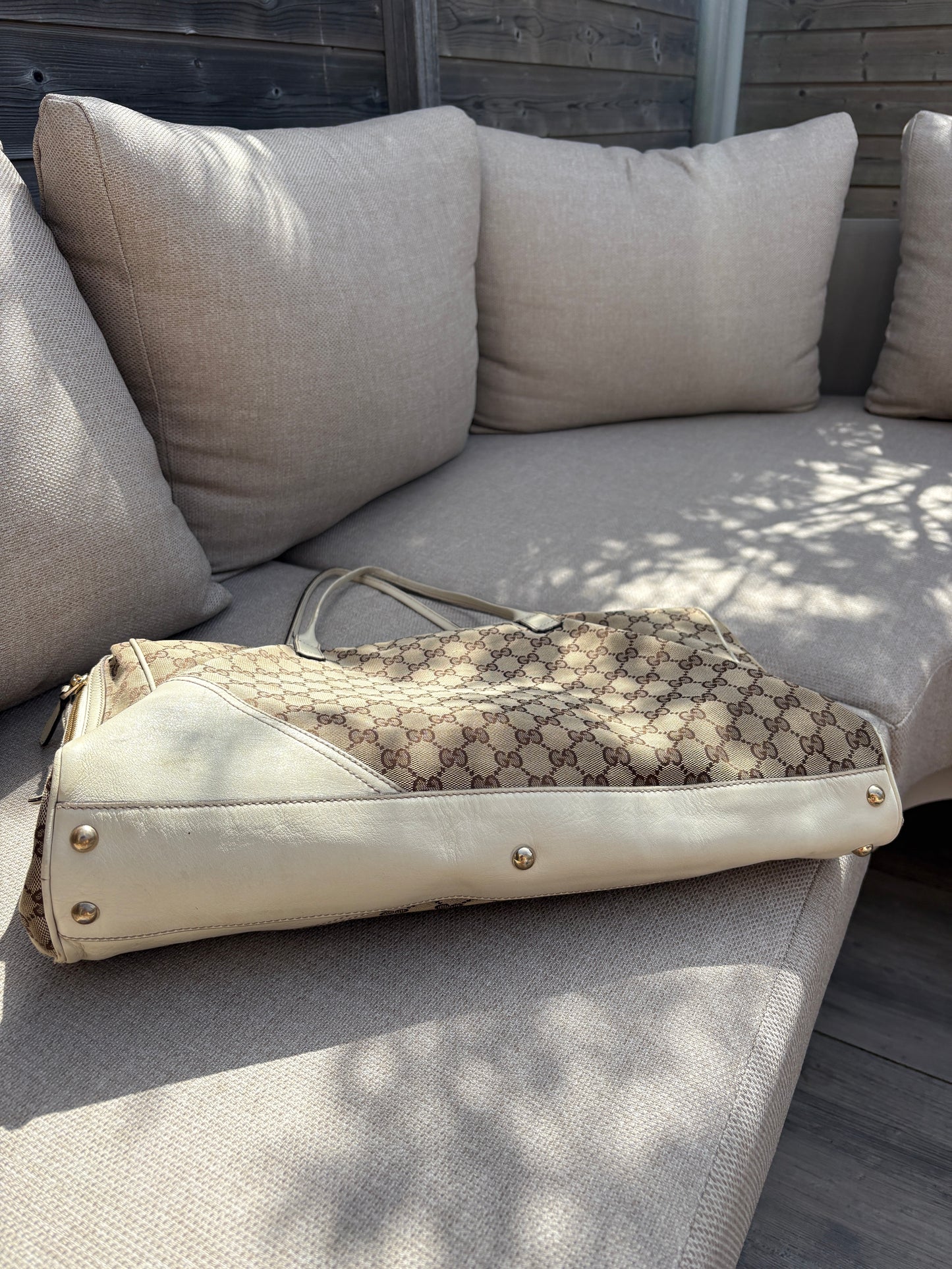 Gucci New Britt GG canvas tote