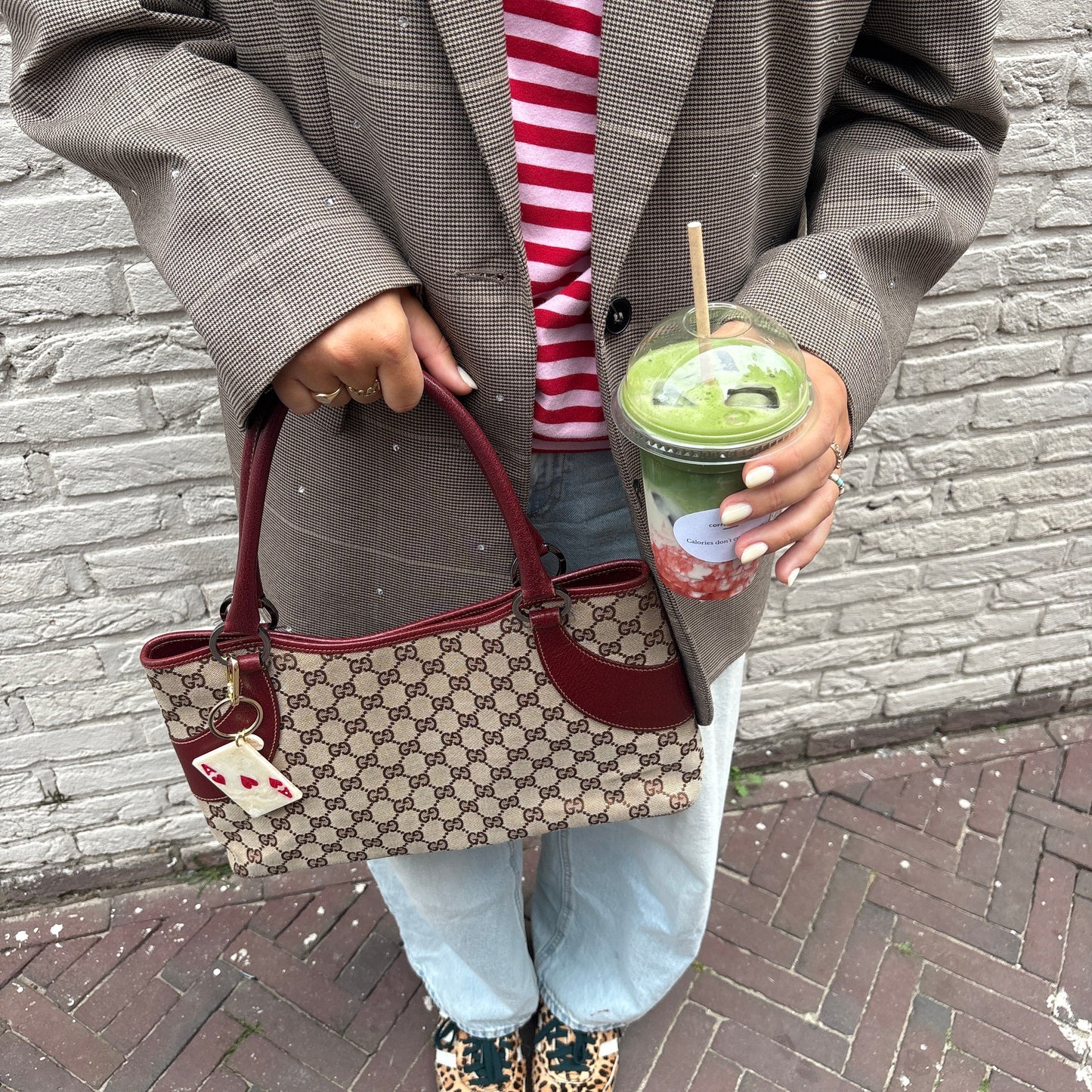 Gucci GG canvas shoulder bag